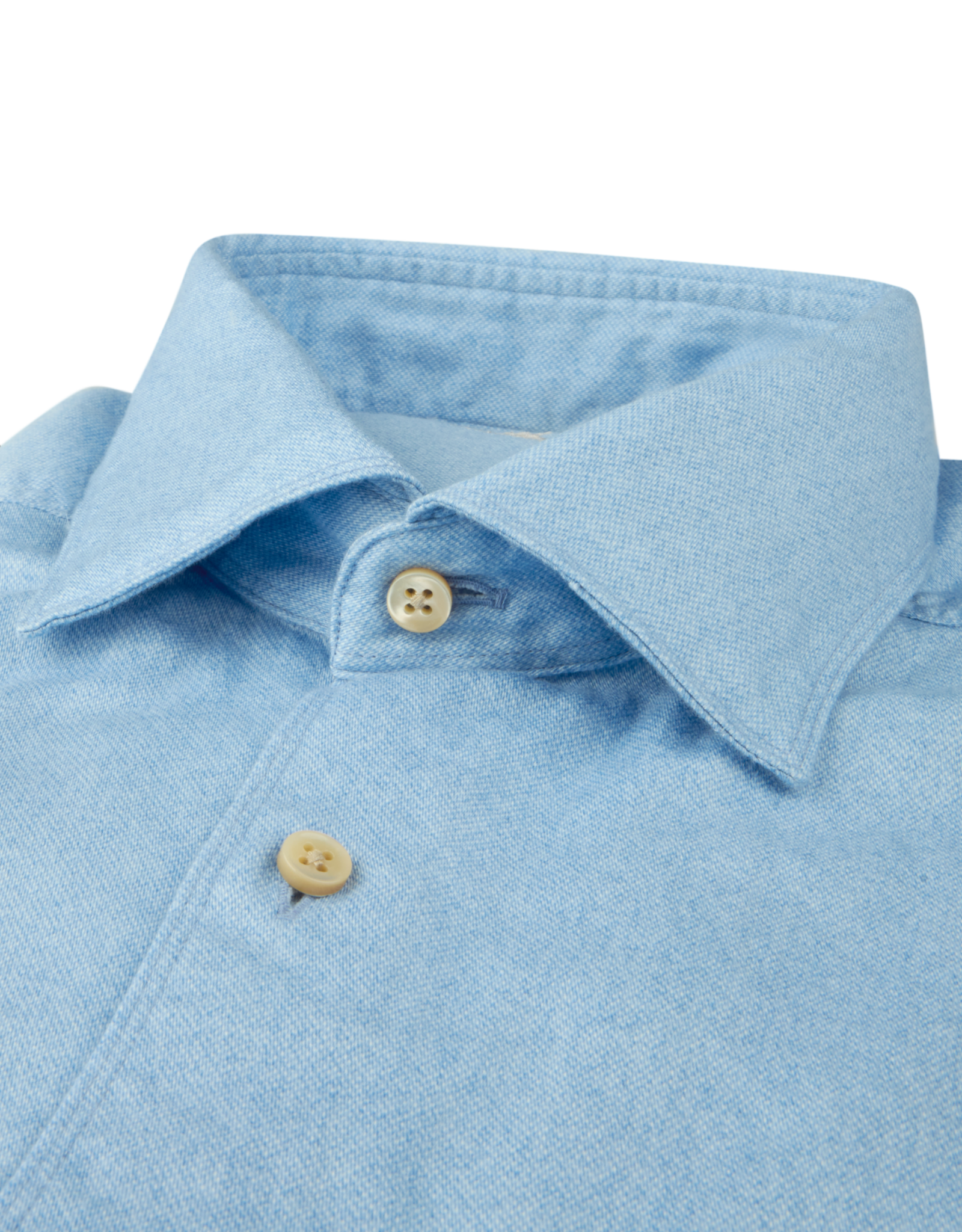 Stenströms Stenströms shirt flannel light blue Slimline 774721-8280/120