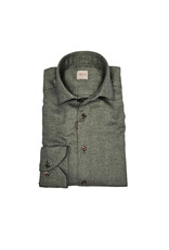 Stenströms Stenströms shirt flannel green Slimline  712711-9025/480