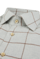Stenströms Stenströms hemd flanel grijs ruit Regular 612711-9043/313