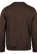 Stenströms Stenströms sweatshirt crew neck brown 440059-2487/280