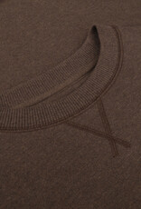 Stenströms Stenströms sweatshirt crew neck brown 440059-2487/280