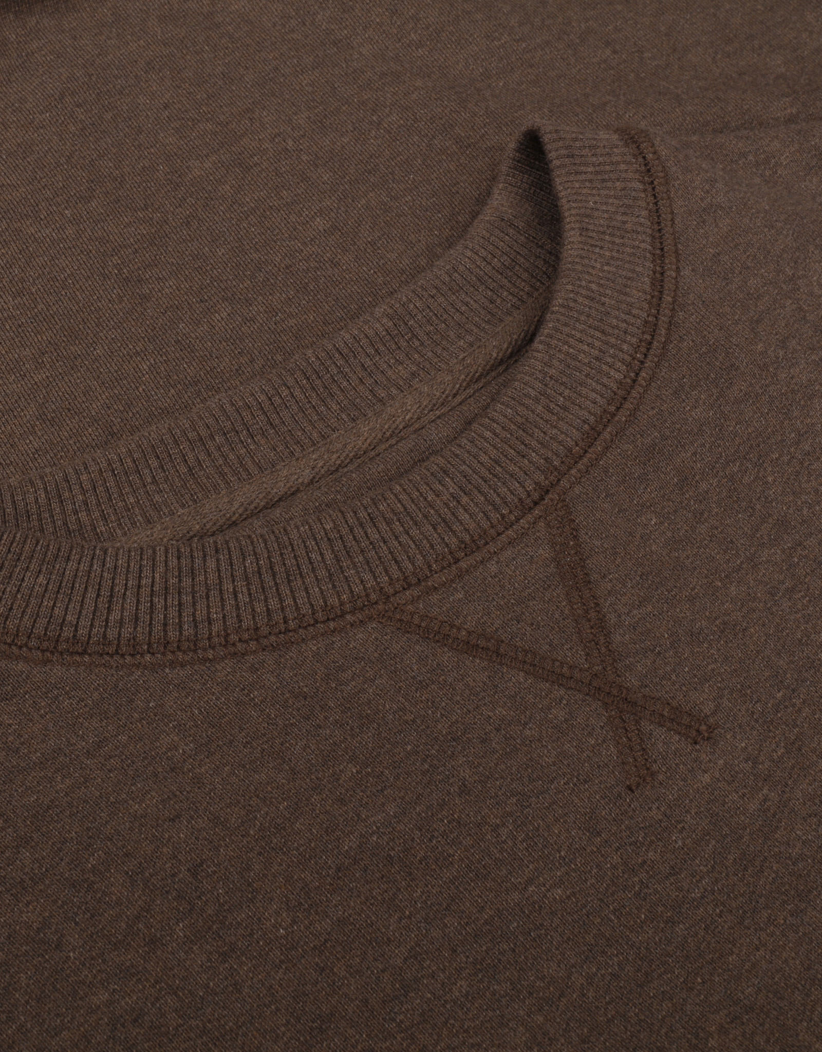 Stenströms Stenströms sweatshirt crew neck brown 440059-2487/280