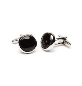 Sonrisa Sonrisa cufflinks silver black