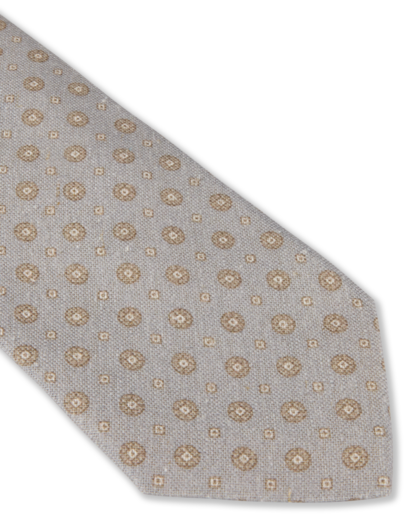 Stenströms Stenströms tie light grey patterned 913479/301