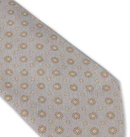 Stenströms Stenströms tie light grey patterned