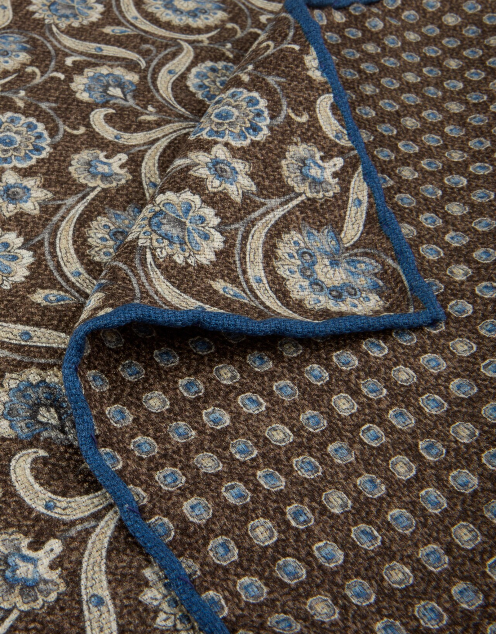 Stenströms Stenströms pocket square brown patterned 923443/271