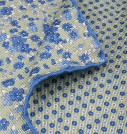 Stenströms Stenströms pochet lichtgroen patroon