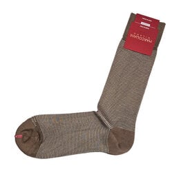 Marcoliani Marcoliani sokken Chic stripe cappuccino