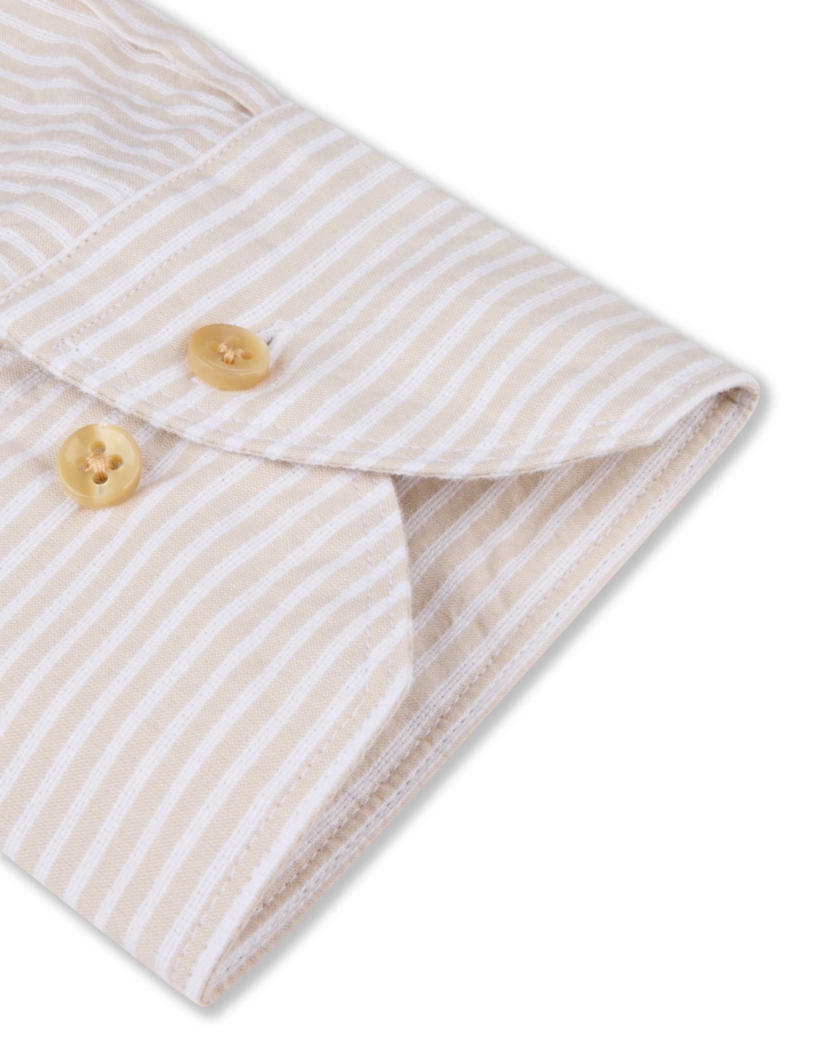 Stenströms Stenströms hemd beige streep Regular 674281-9190/212