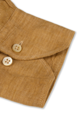 Stenströms Stenströms shirt beige linen Regular 674721-9170/240