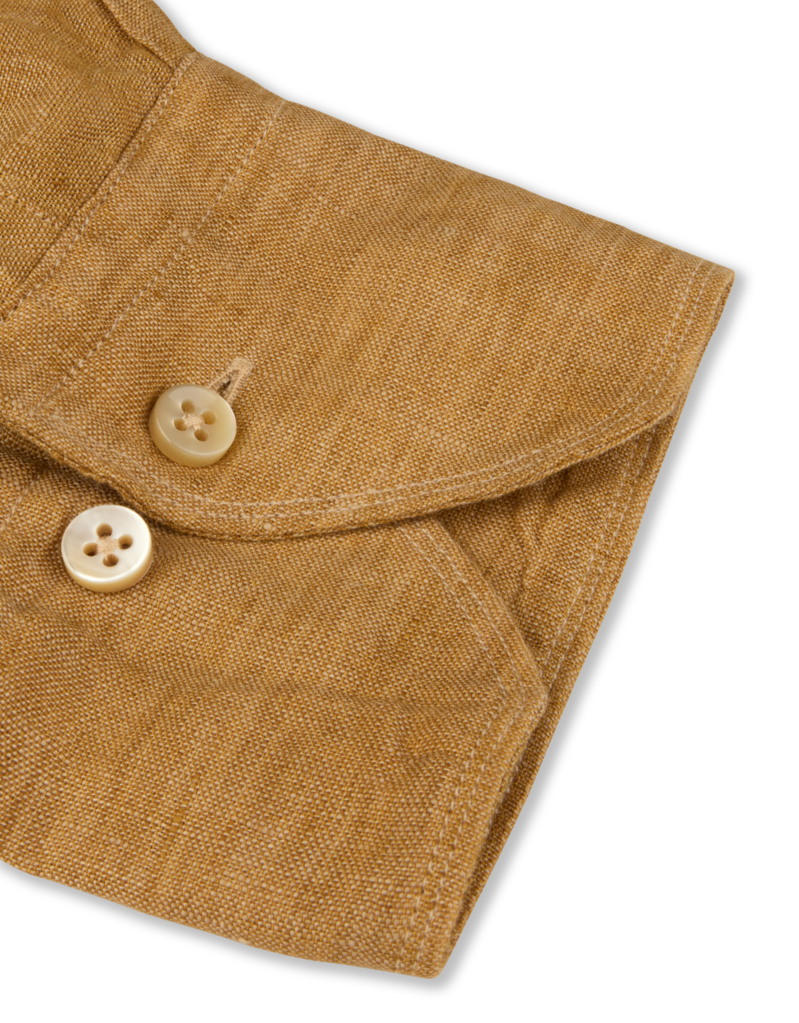 Stenströms Stenströms hemd beige linnen Regular 674721-9170/240