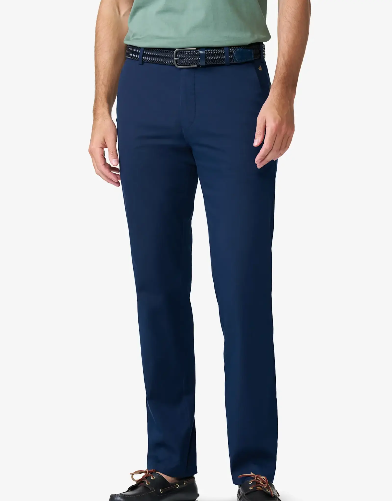 Meyer Exclusive Meyer Exclusive broek katoen blauw Bonn 8142/20