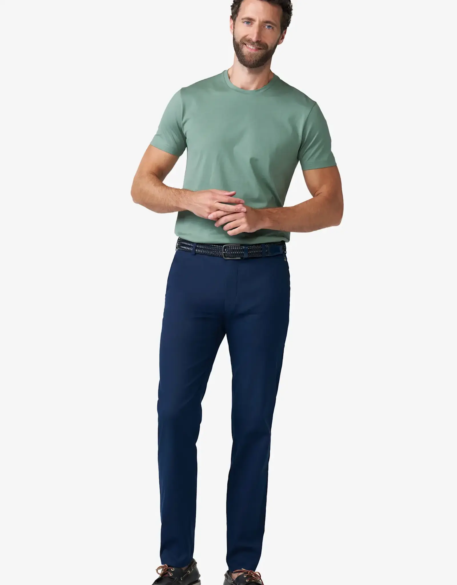 Meyer Exclusive Meyer Exclusive trousers cotton blue Bonn 8142/20