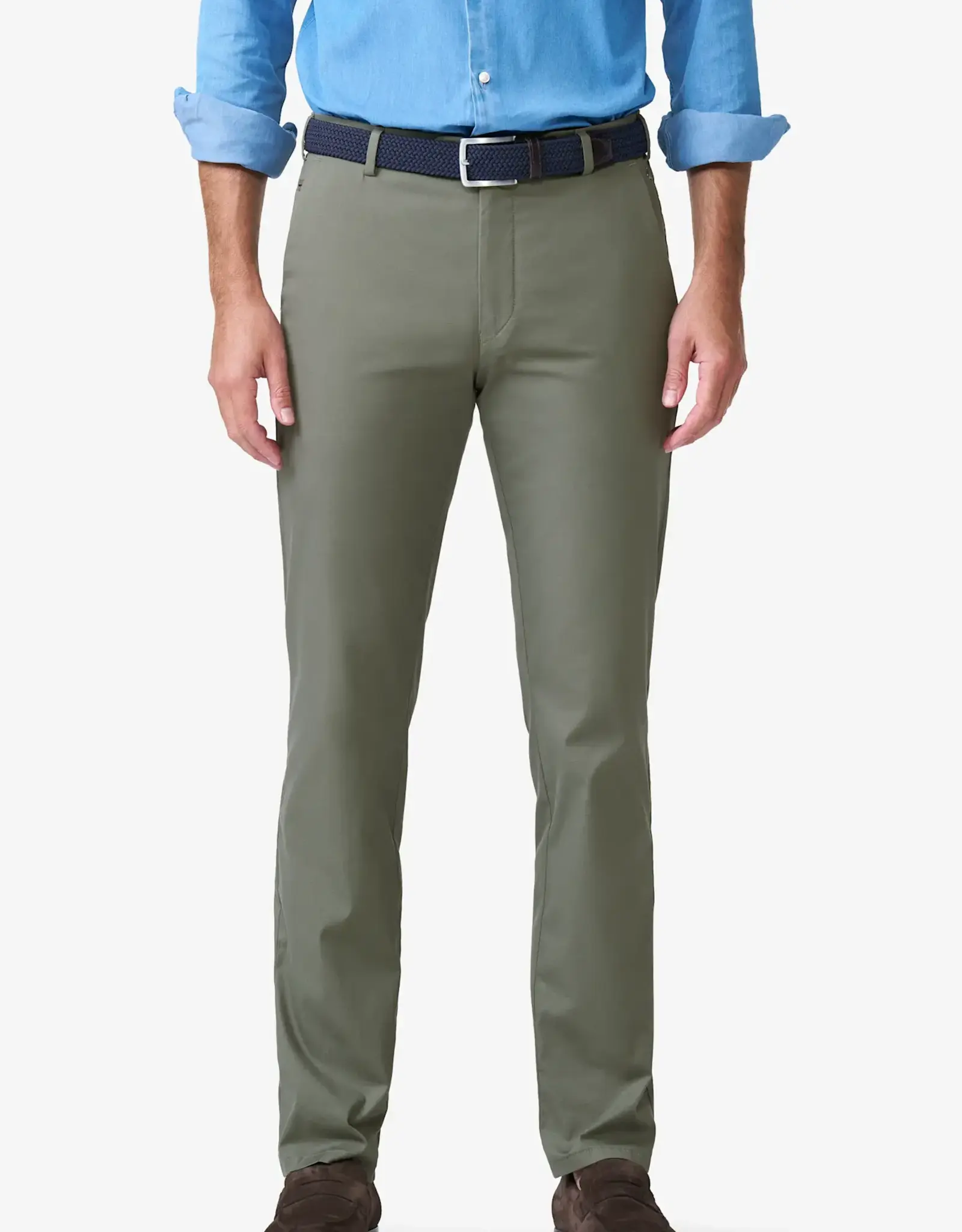 Meyer Exclusive Meyer Exclusive broek katoen groen Bonn 8142/25