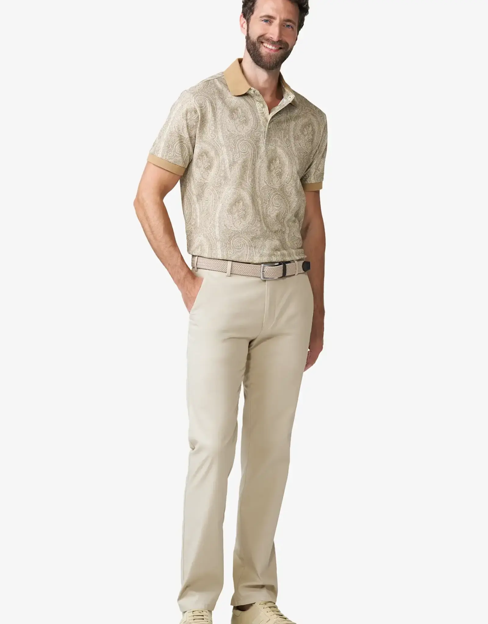 Meyer Exclusive Meyer Exclusive trousers cotton off white Bonn  8142/31