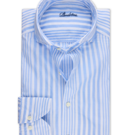 Stenströms Stenströms hemd blauw gestreept Slimline