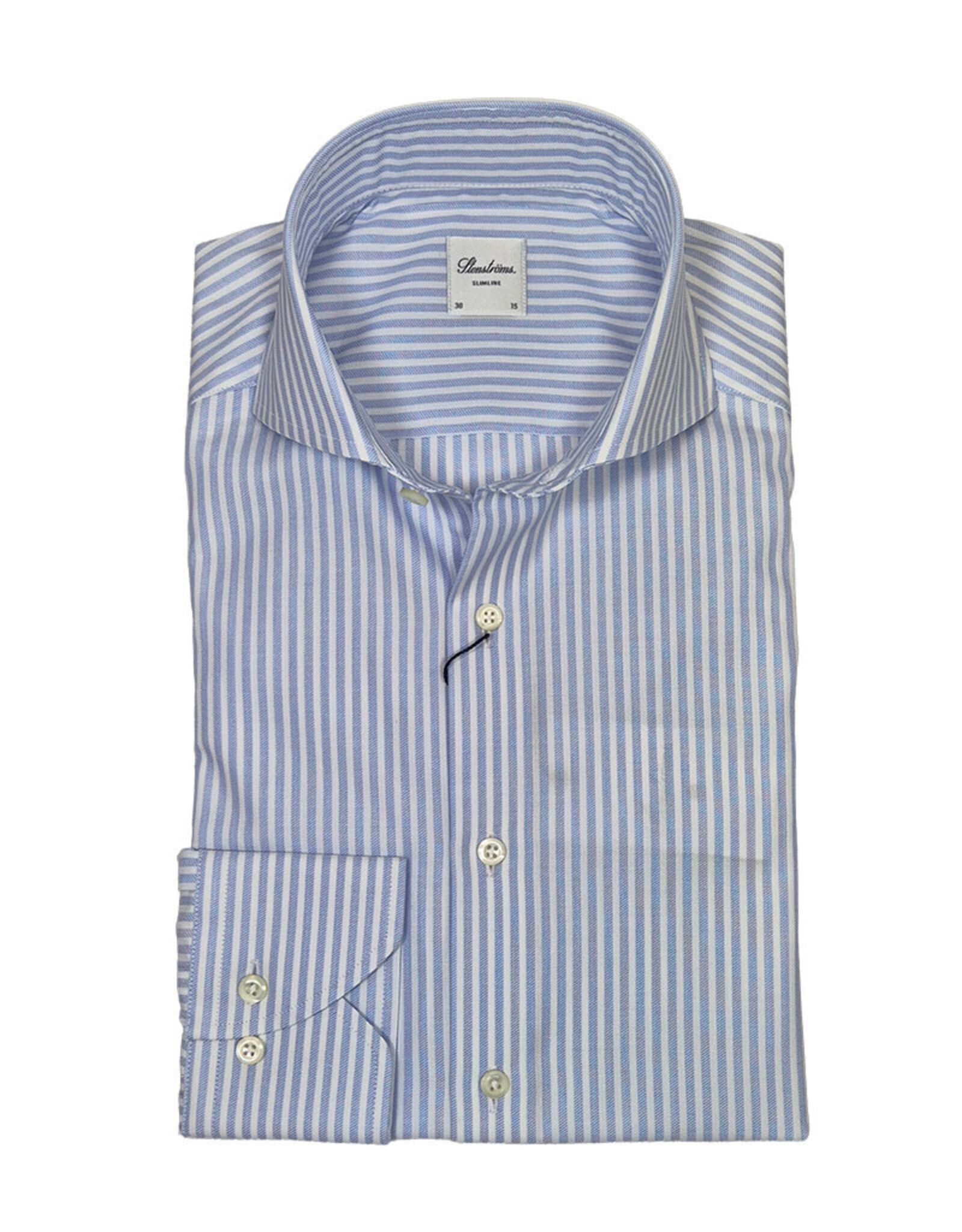Stenströms Stenströms shirt striped light blue Regular 602311-9103/102