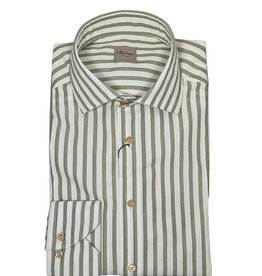 Stenströms Stenströms shirt striped green Regular