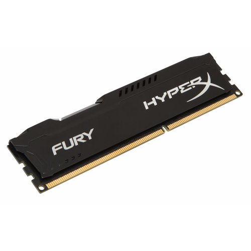 Kingston HyperX FURY Black 4GB 1600MHz DDR3 geheugenmodule Kingston HyperX FURY Black 4GB 1600MHz DDR3 geheugenmodule