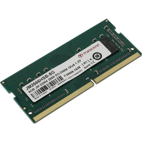 Transcend JM2666HSB-8G geheugenmodule 8 GB DDR4 2666 MHz Transcend JM2666HSB-8G geheugenmodule 8 GB DDR4 2666 MHz