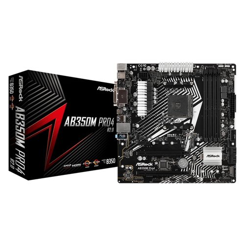 Asrock MB AB350M Pro4 AM4 R2.0 / 4xDDR4 / USB3 / mATX Asrock MB AB350M Pro4 AM4 R2.0 / 4xDDR4 / USB3 / mATX