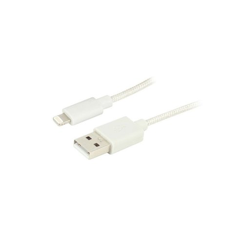 Ewent EW1278 Lightning-kabel 1 m Wit Ewent EW1278 Lightning-kabel 1 m Wit
