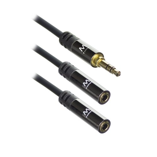 Ewent Ewent EW9236 | Audiosplitter 3.5mm male naar 2x 3.5mm female | 0,15 Meter