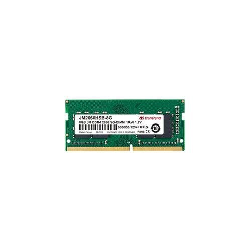 Transcend JetRam JM2666HSG-8G geheugenmodule 8 GB 1 x 8 GB DDR4 2666 MHz Transcend JetRam JM2666HSG-8G geheugenmodule 8 GB 1 x 8 GB DDR4 2666 MHz