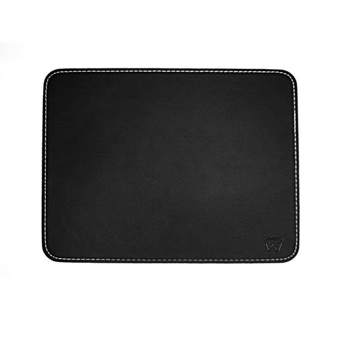 Ewent Mouse Pad Black leather look Ewent Mouse Pad Black leather look