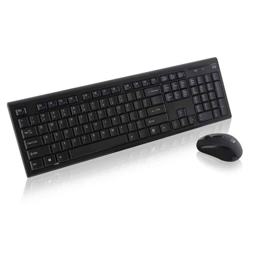 Ewent EW3193 toetsenbord RF Draadloos QWERTY US International Zwart Ewent EW3193 toetsenbord RF Draadloos QWERTY US International Zwart