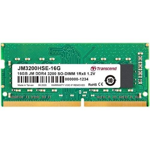 Transcend JetRam JM3200HSE-16G geheugenmodule 16 GB 1 x 8 GB DDR4 3200 MHz Transcend JetRam JM3200HSE-16G geheugenmodule 16 GB 1 x 8 GB DDR4 3200 MHz