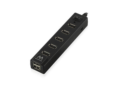 Ewent EW1130 7-Poorts USB 2.0 Hub met aan/uit knop