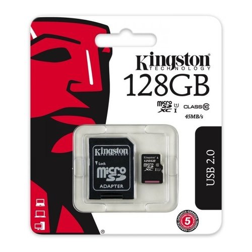 Kingston Kingston Micro SD 128 GB kaart