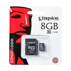 Kingston Kingston Micro SD 8 GB kaart