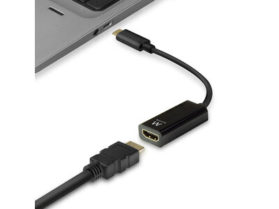 Ewent EW9822 USB-C naar HDMI female adapter 4K