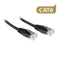 EW9533 Zwart, 10.0 meter, UTP, cat6 patchkabel