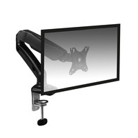 EW1515 Monitor Bureausteun met Gasveer | 1 Scherm tot 27 inch | Zwart