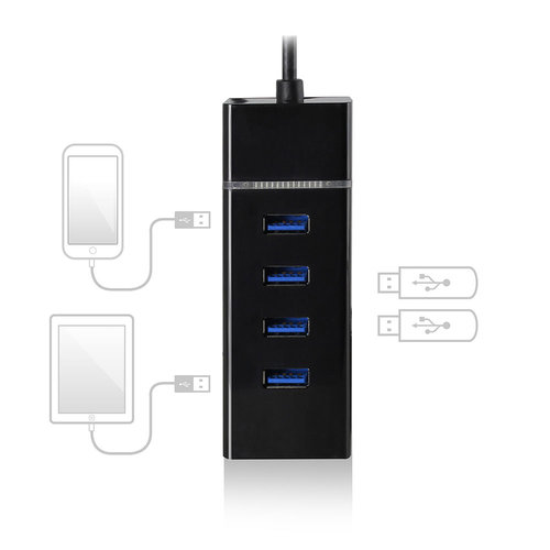 Ewent EW1133 3.0 USB Hub (USB 3.1 Gen1)