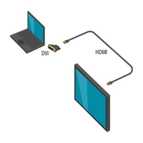 Ewent EW9852 DVI-D naar HDMI verloopadapter Ewent EW9852 DVI-D naar HDMI verloopadapter