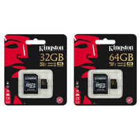 Kingston Micro SD 64 GB kaart  - 4K Ultra HD