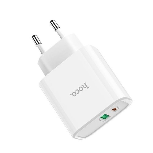 Hoco Hoco dual port speed charger USB-C & USB-A