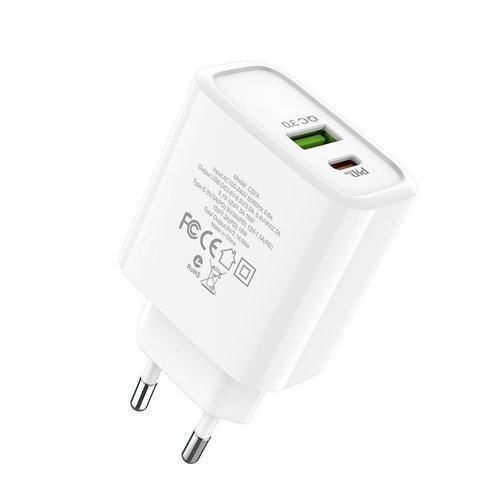 Hoco Hoco dual port speed charger USB-C & USB-A