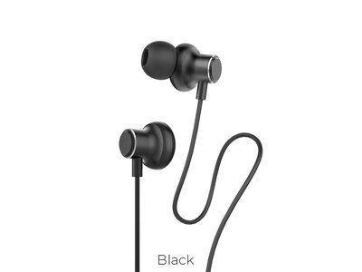 Hoco Hoco Magic Sound black wired earphones with microphone