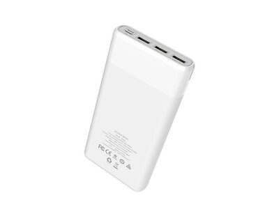 Hoco Hoco Powerbank 3x USB Outlet 30.000mAh | Wit