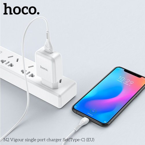 Hoco Hoco Vigour Travel Charger Set USB-C | Wit