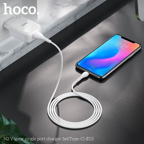 Hoco Hoco Vigour Travel Charger Set USB-C | Wit