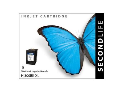 SecondLife SecondLife - HP 300 XL Black