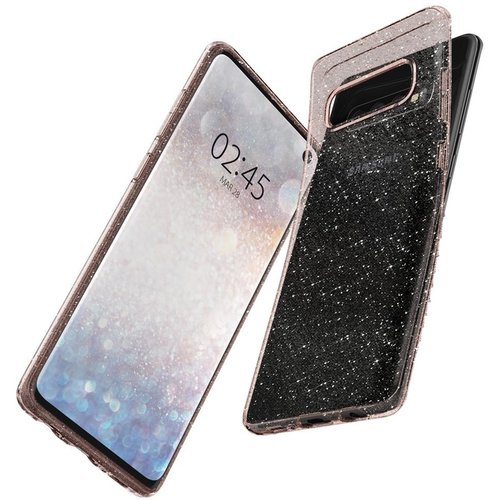 Spigen Spigen Liquid Crystal Glitter | Samsung Galaxy S10 Plus | Transparant