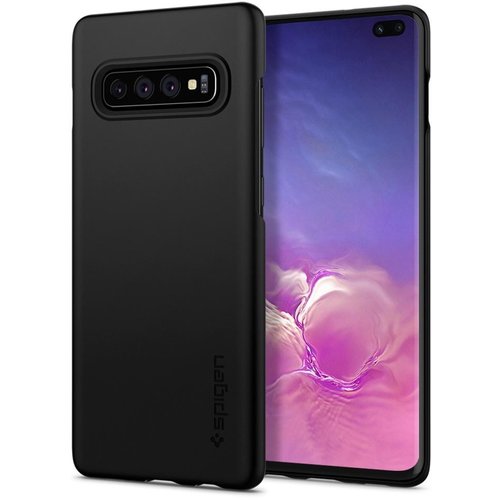 Spigen Spigen Thin Fit Classic | Samsung Galaxy S10 Plus | Zwart Spigen Spigen Thin Fit Classic | Samsung Galaxy S10 Plus | Zwart