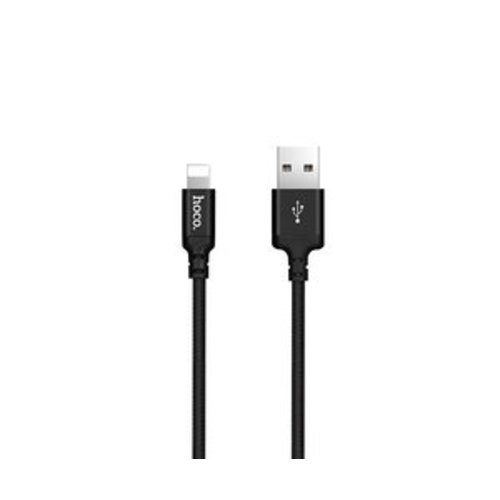 Hoco Hoco Charge&Synch Lightning Cable | Zwart | 1 Meter